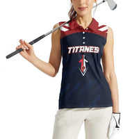 Custom Baseball Titanes Florida Women Sleeveless Polo Shirt Puerto Rico Boys Come On