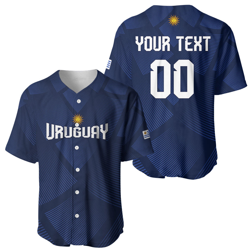 Custom Uruguay 2026 World Football Baseball Jersey La Celeste Go Up To The Sky
