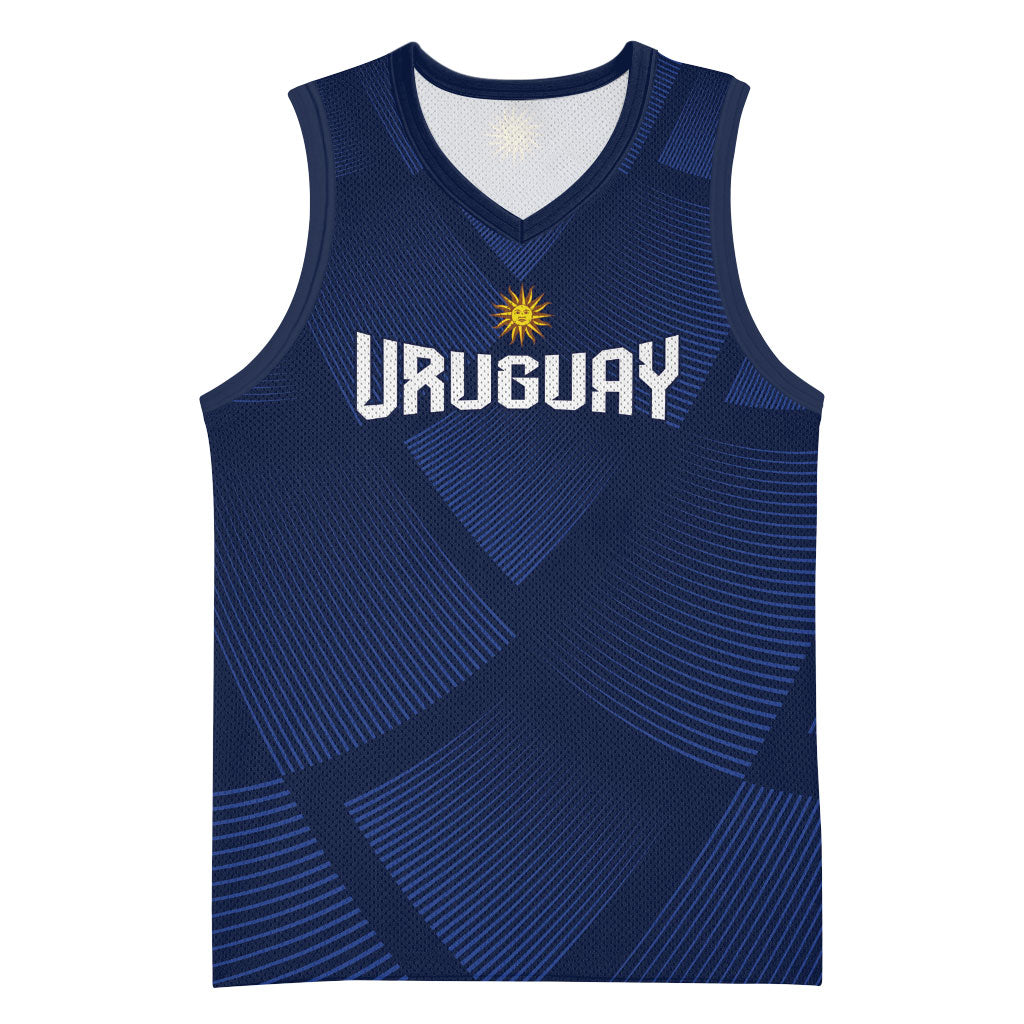 Custom Uruguay 2026 World Football Basketball Jersey La Celeste Go Up To The Sky