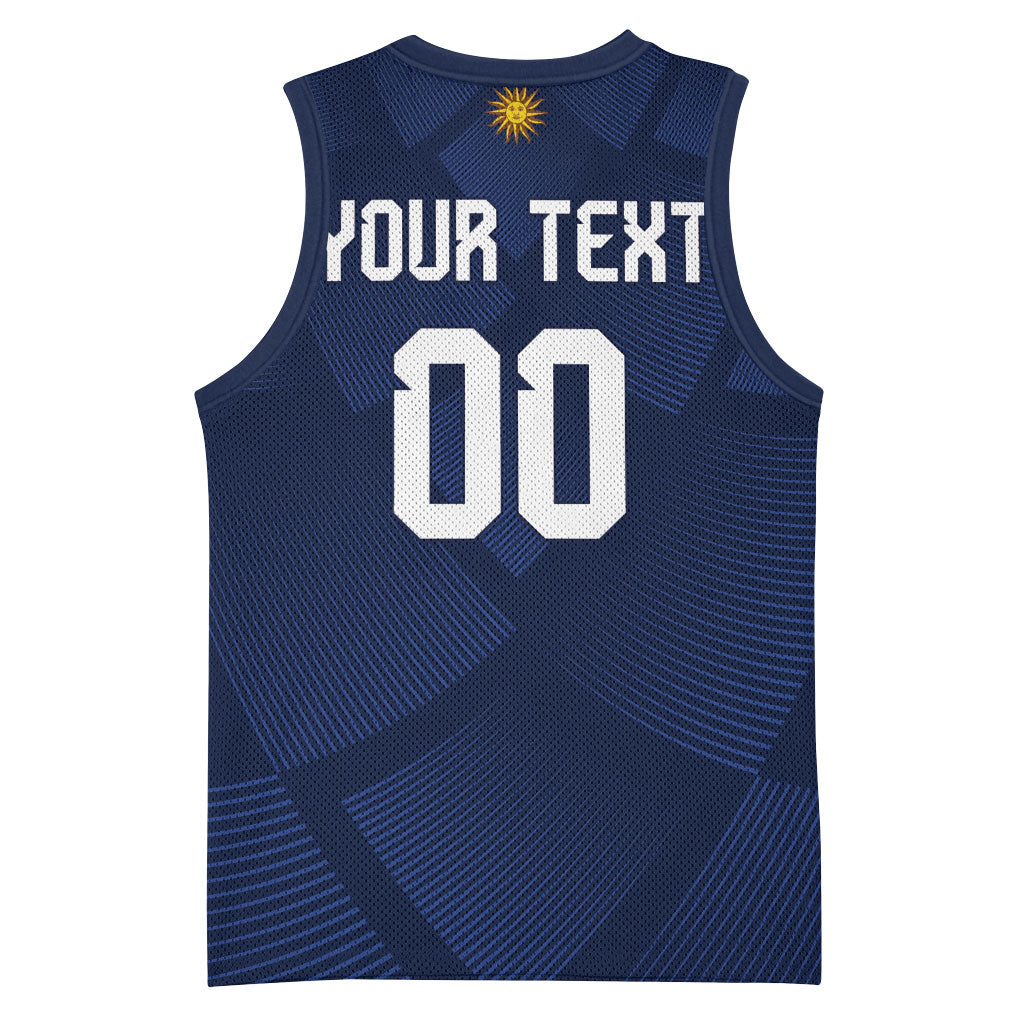 Custom Uruguay 2026 World Football Basketball Jersey La Celeste Go Up To The Sky