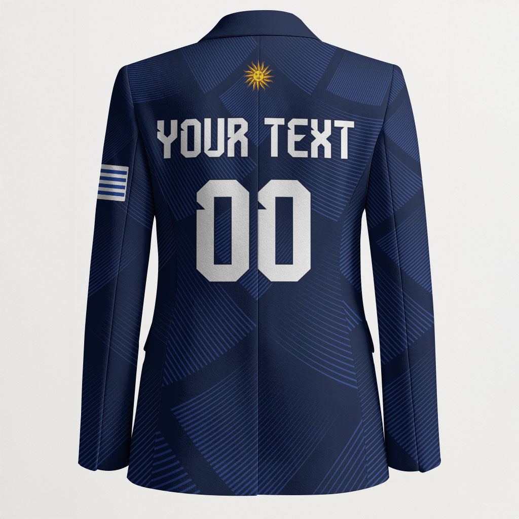 Custom Uruguay 2026 World Football Blazer La Celeste Go Up To The Sky