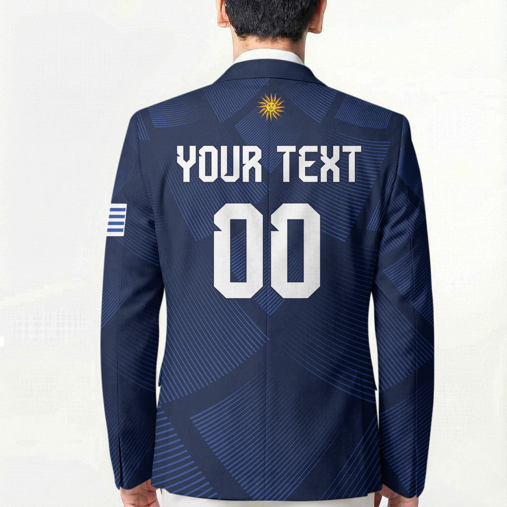 Custom Uruguay 2026 World Football Blazer La Celeste Go Up To The Sky