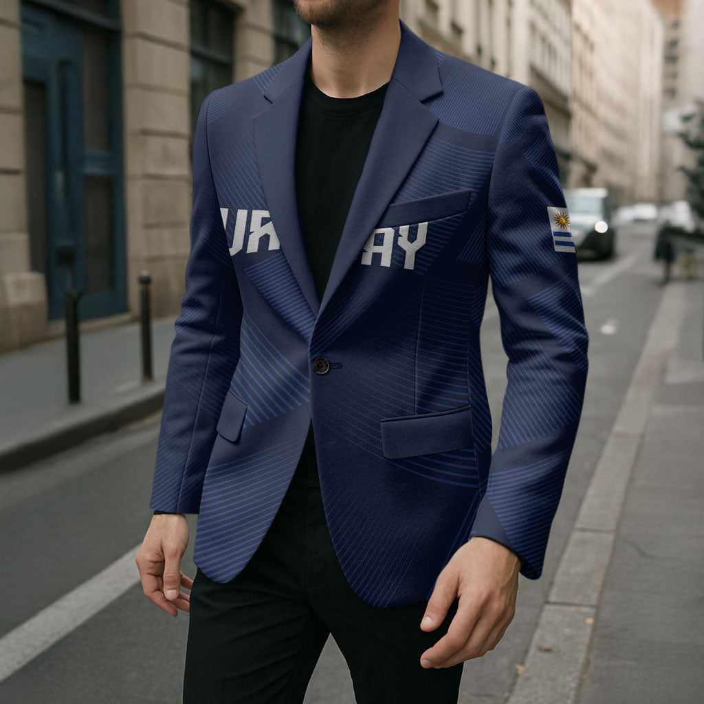 Custom Uruguay 2026 World Football Blazer La Celeste Go Up To The Sky