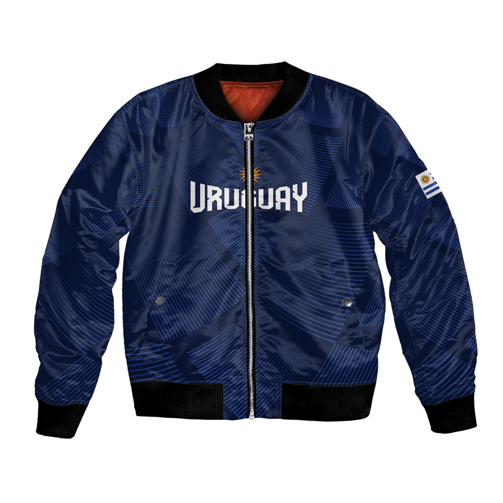 Custom Uruguay 2026 World Football Bomber Jacket La Celeste Go Up To The Sky