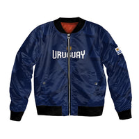 Custom Uruguay 2026 World Football Bomber Jacket La Celeste Go Up To The Sky