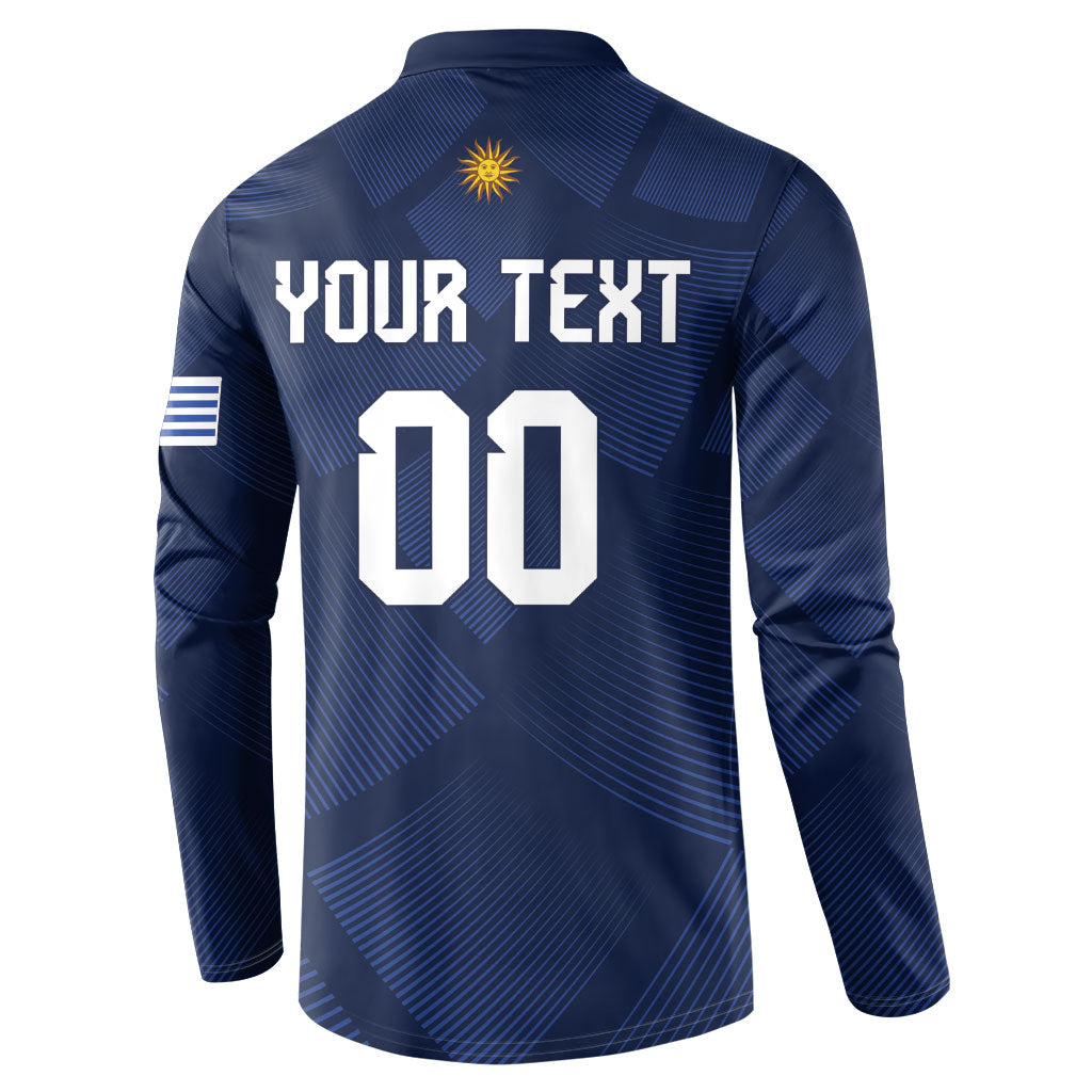 Custom Uruguay 2026 World Football Button Sweatshirt La Celeste Go Up To The Sky