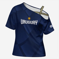 Custom Uruguay 2026 World Football Cross Shoulder Shirt La Celeste Go Up To The Sky