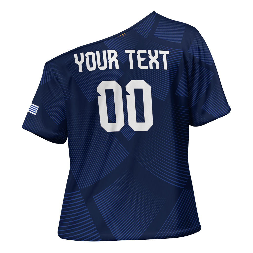 Custom Uruguay 2026 World Football Cross Shoulder Shirt La Celeste Go Up To The Sky