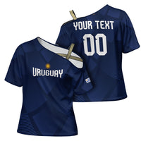 Custom Uruguay 2026 World Football Cross Shoulder Shirt La Celeste Go Up To The Sky