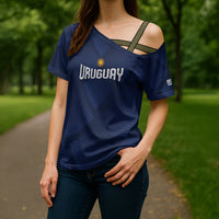 Custom Uruguay 2026 World Football Cross Shoulder Shirt La Celeste Go Up To The Sky