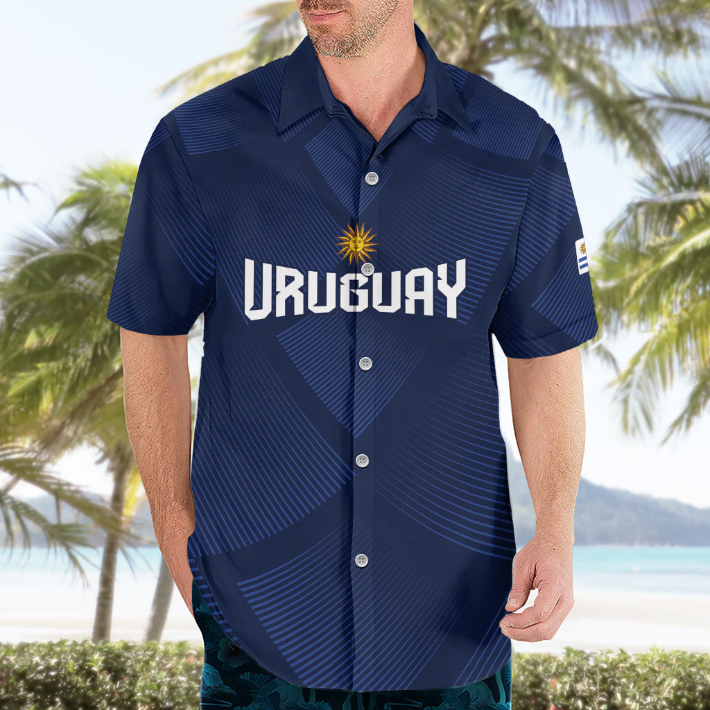 Custom Uruguay 2026 World Football Hawaiian Shirt La Celeste Go Up To The Sky