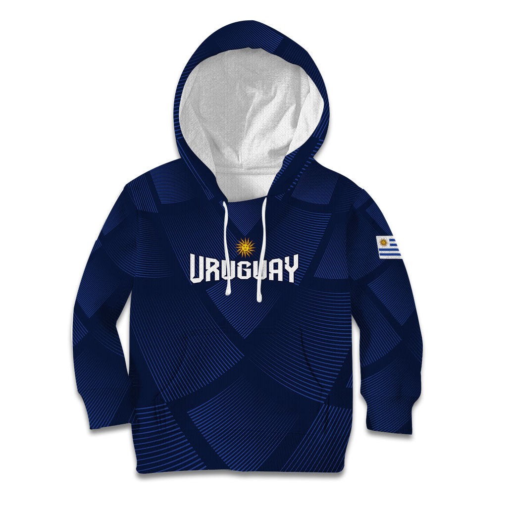 Custom Uruguay 2026 World Football Kid Hoodie La Celeste Go Up To The Sky