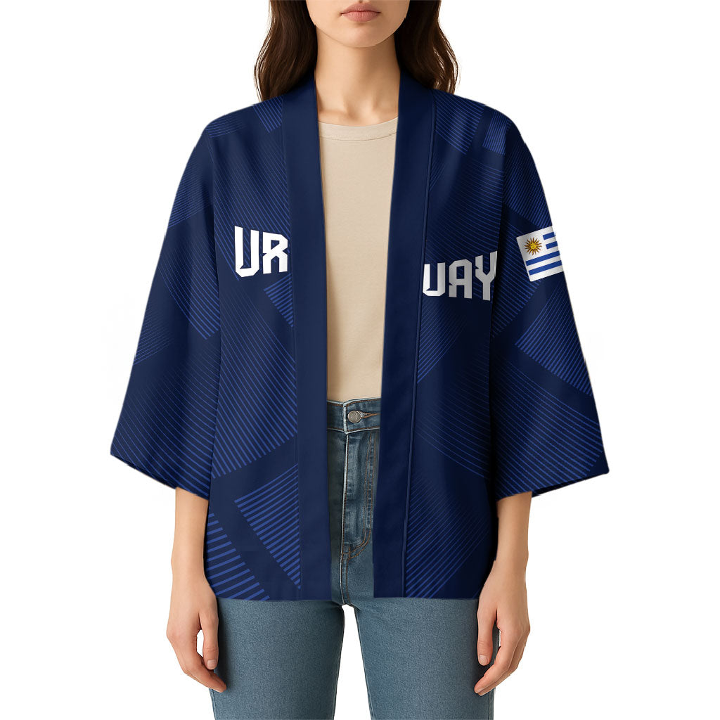 Custom Uruguay 2026 World Football Kimono La Celeste Go Up To The Sky