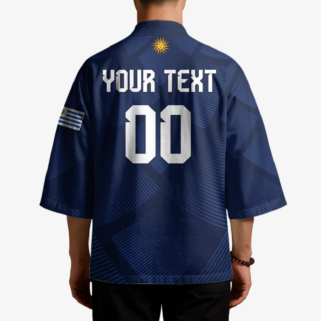 Custom Uruguay 2026 World Football Kimono La Celeste Go Up To The Sky