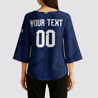 Custom Uruguay 2026 World Football Kimono Sleeve Blouse La Celeste Go Up To The Sky