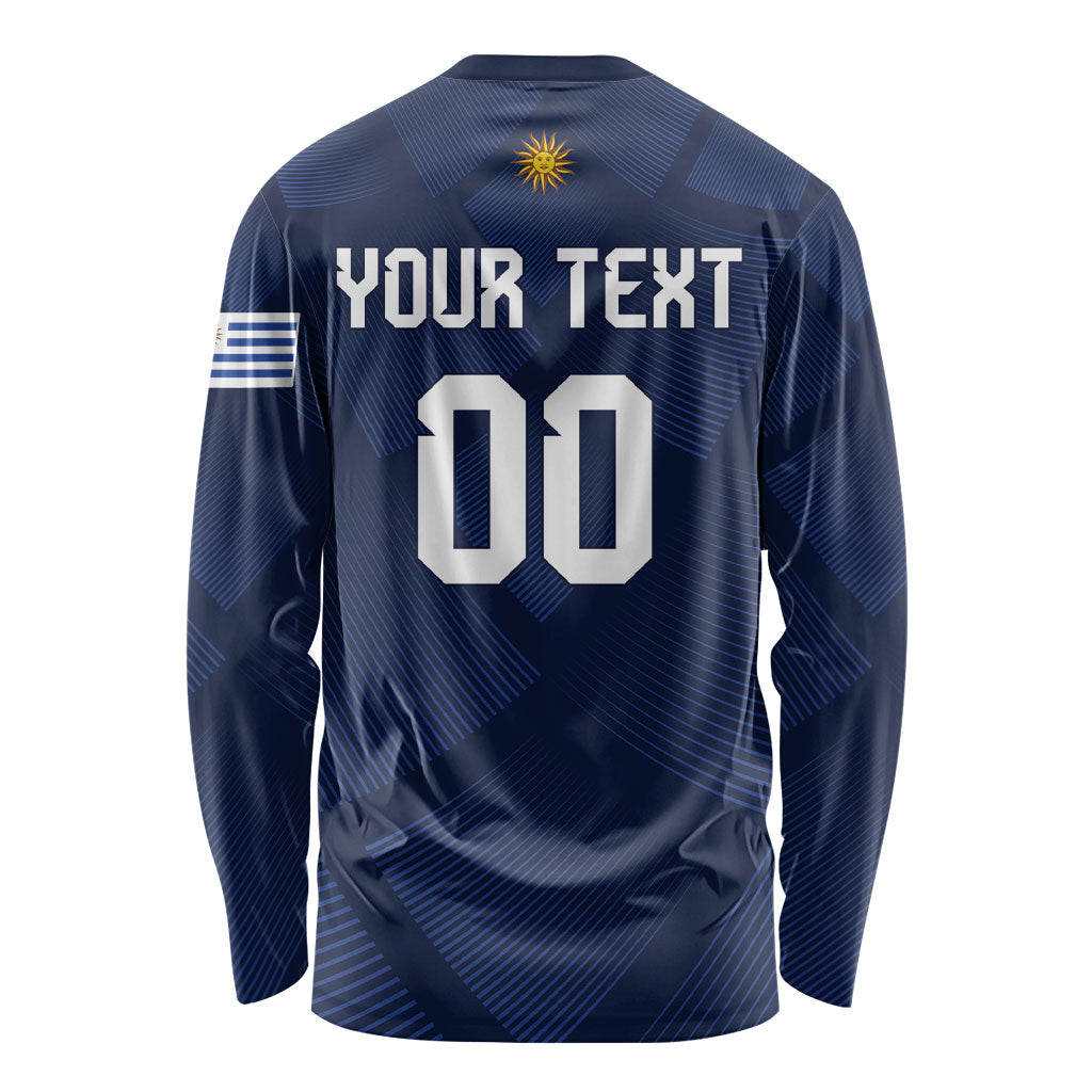Custom Uruguay 2026 World Football Long Sleeve Shirt La Celeste Go Up To The Sky