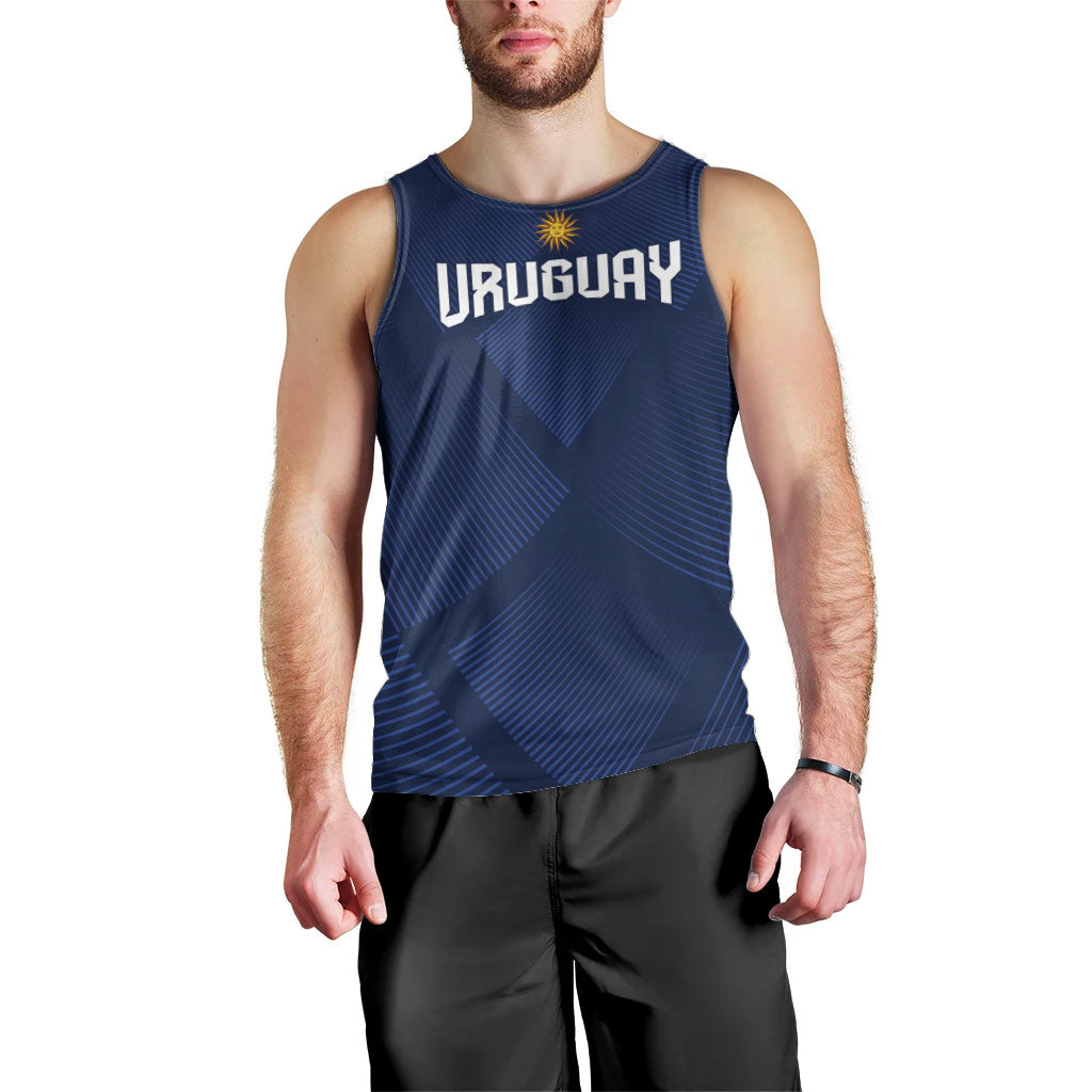 Custom Uruguay 2026 World Football Men Tank Top La Celeste Go Up To The Sky