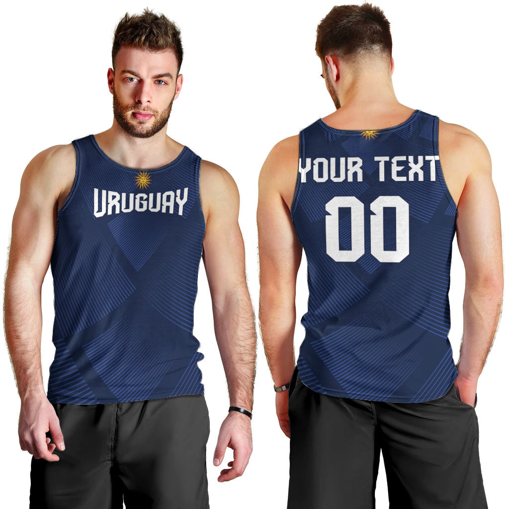 Custom Uruguay 2026 World Football Men Tank Top La Celeste Go Up To The Sky