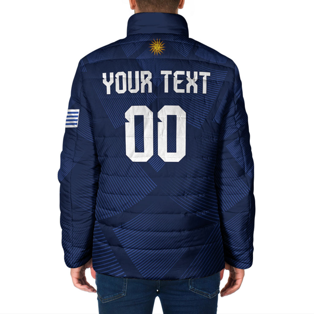 Custom Uruguay 2026 World Football Padded Jacket La Celeste Go Up To The Sky
