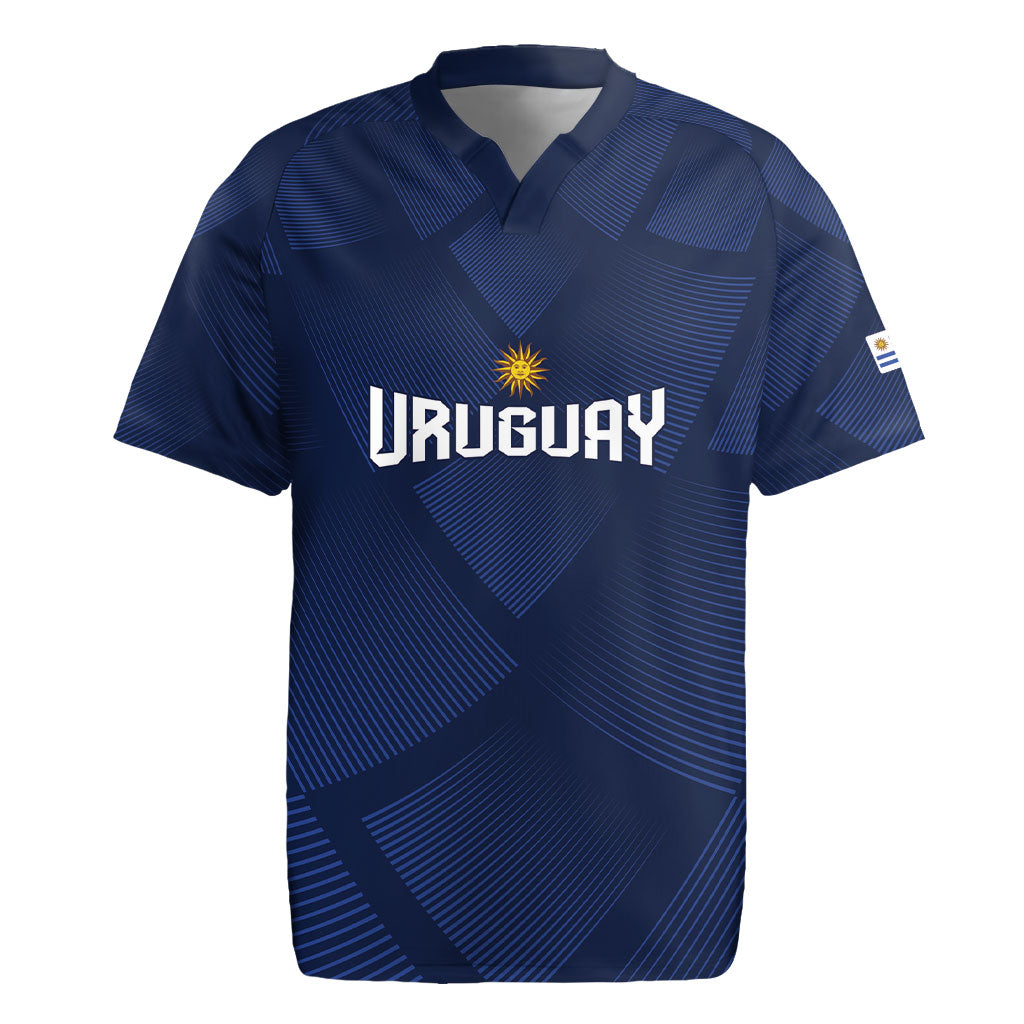 Custom Uruguay 2026 World Football Rugby Jersey La Celeste Go Up To The Sky