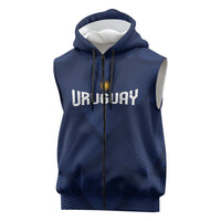 Custom Uruguay 2026 World Football Sleeveless Zip Hoodie La Celeste Go Up To The Sky