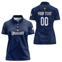 Custom Uruguay 2026 World Football Women Polo Shirt La Celeste Go Up To The Sky