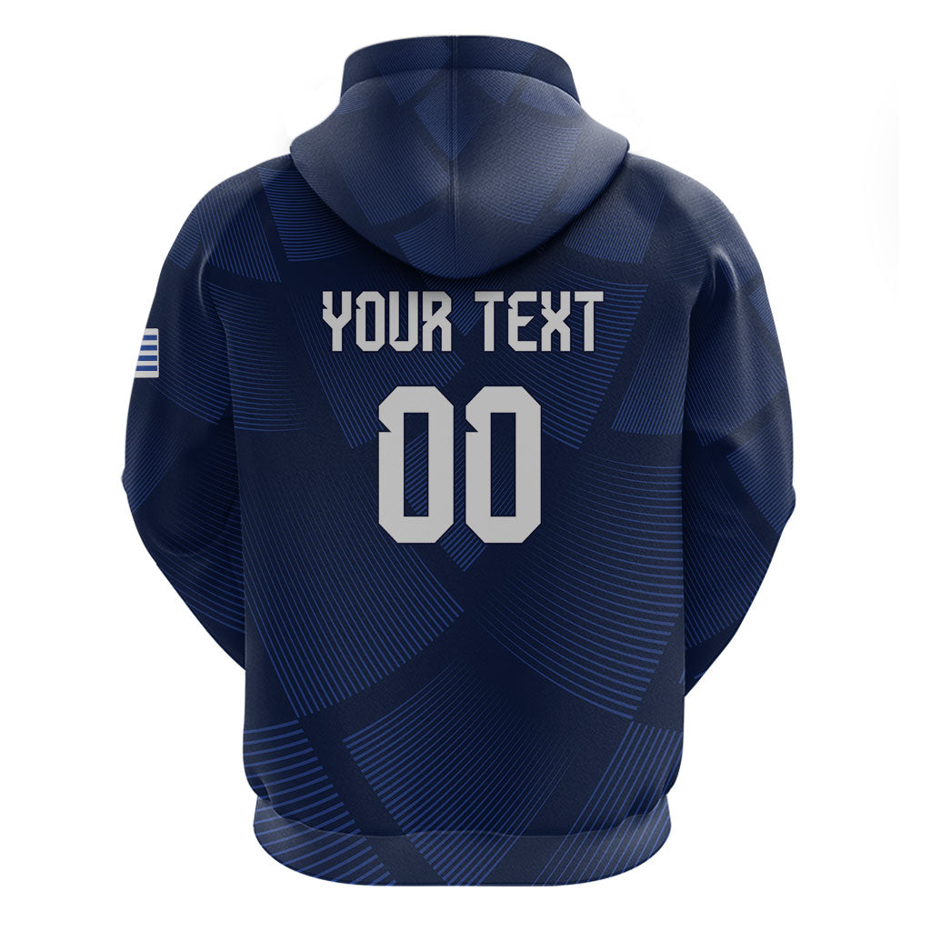 Custom Uruguay 2026 World Football Zip Hoodie La Celeste Go Up To The Sky