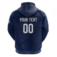 Custom Uruguay 2026 World Football Zip Hoodie La Celeste Go Up To The Sky