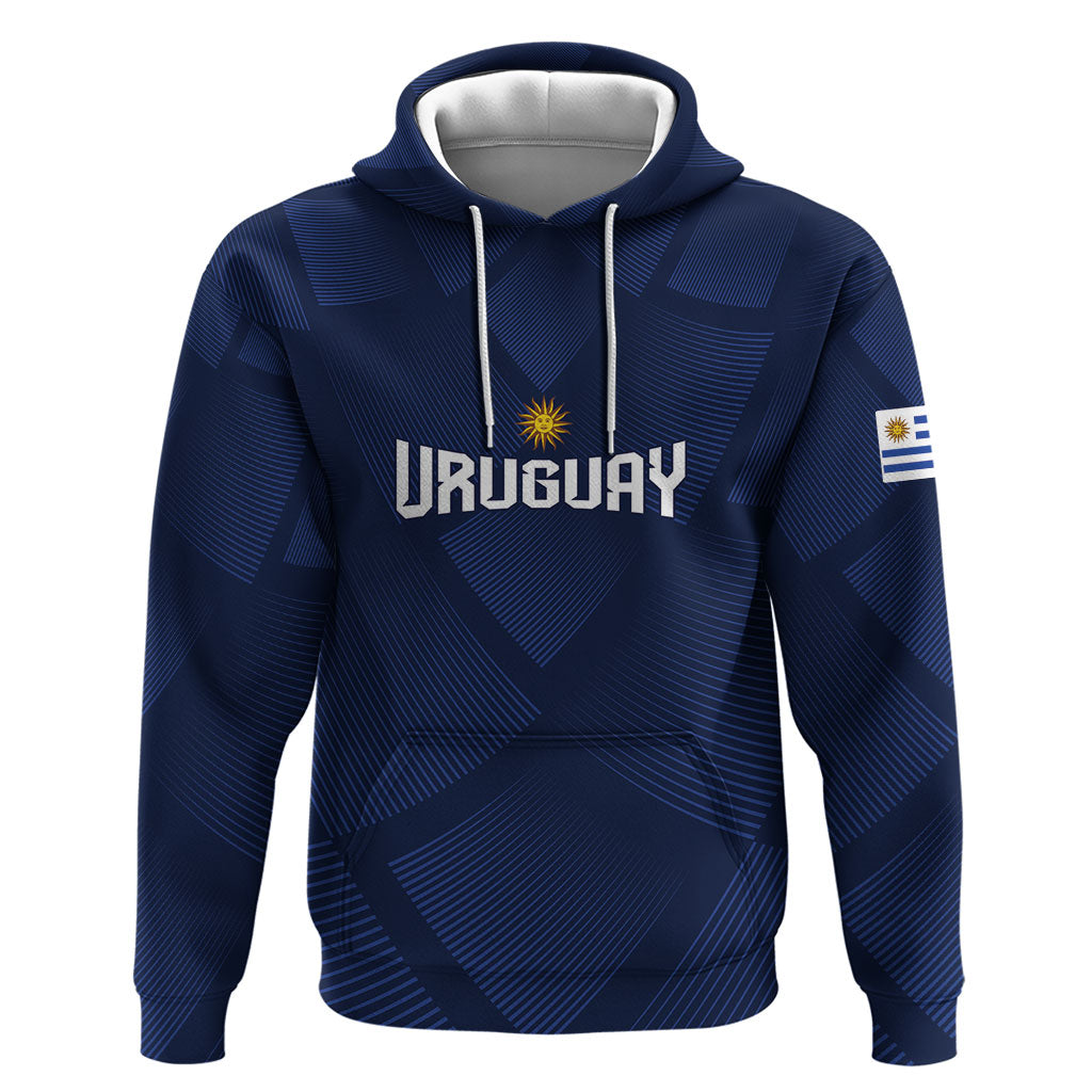 Custom Uruguay 2026 World Football Zip Hoodie La Celeste Go Up To The Sky