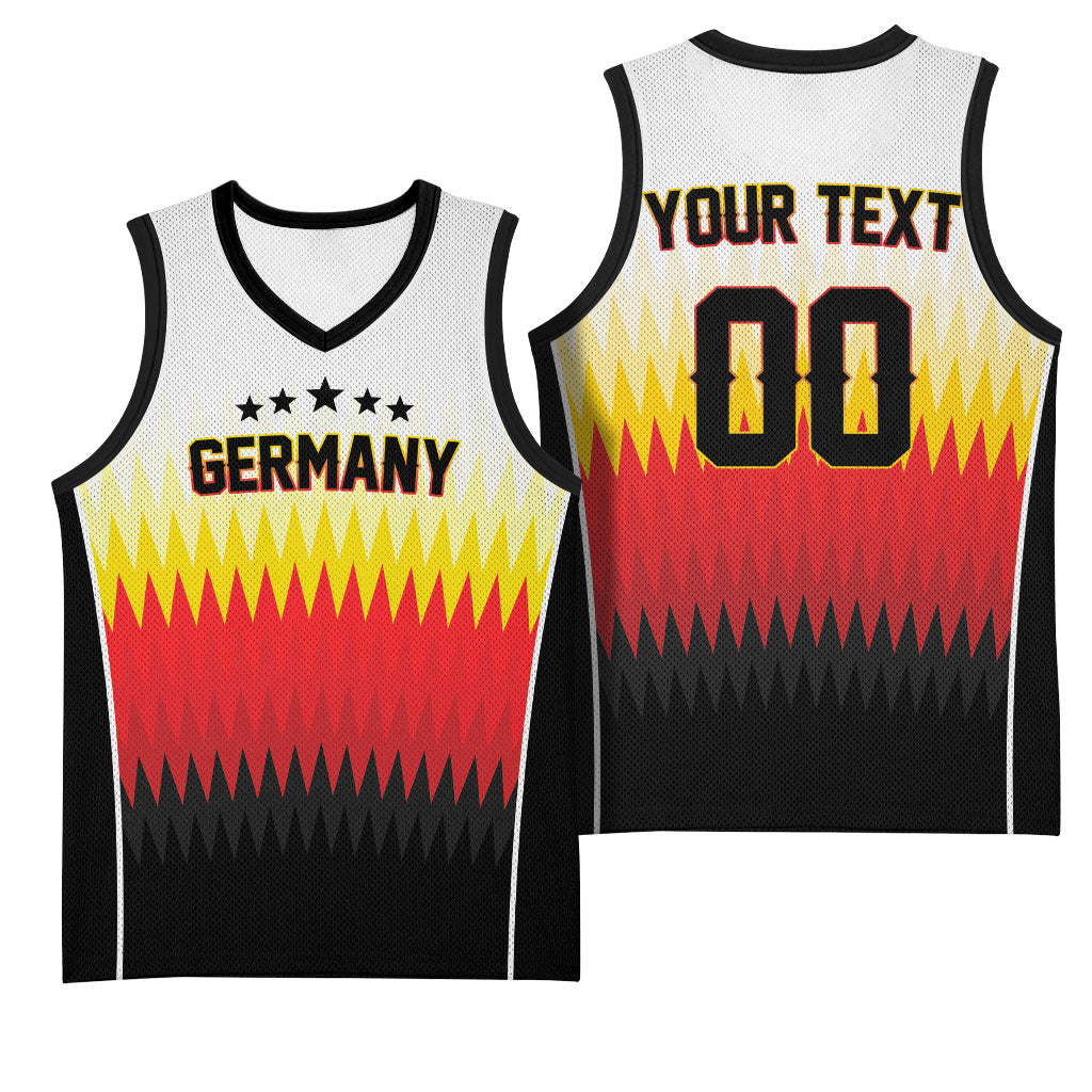 Custom Germany 2026 World Football Basketball Jersey Deutschland Die Mannschaft