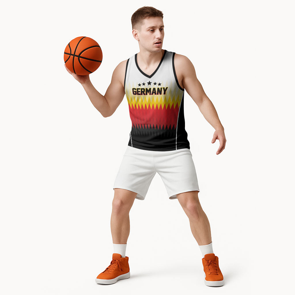 Custom Germany 2026 World Football Basketball Jersey Deutschland Die Mannschaft