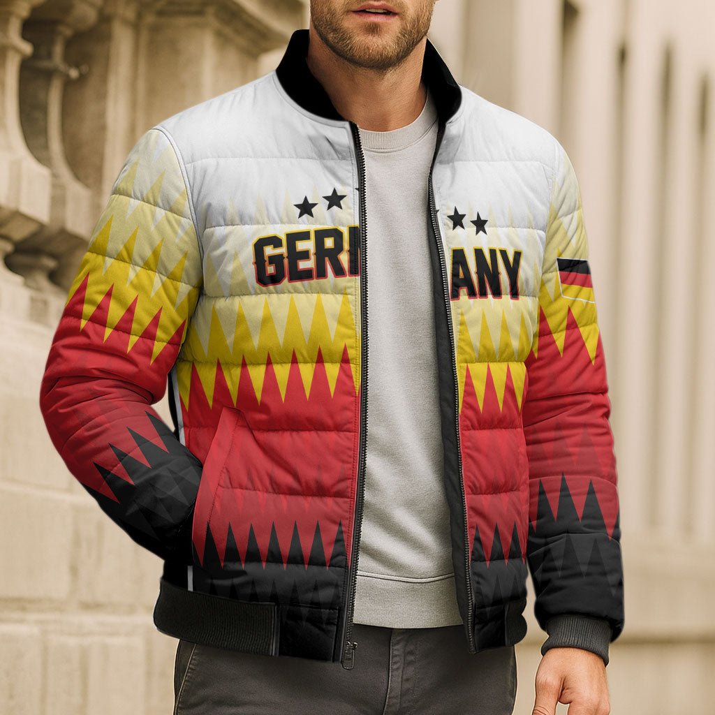 Custom Germany 2026 World Football Bomber Puffer Jacket Deutschland Die Mannschaft