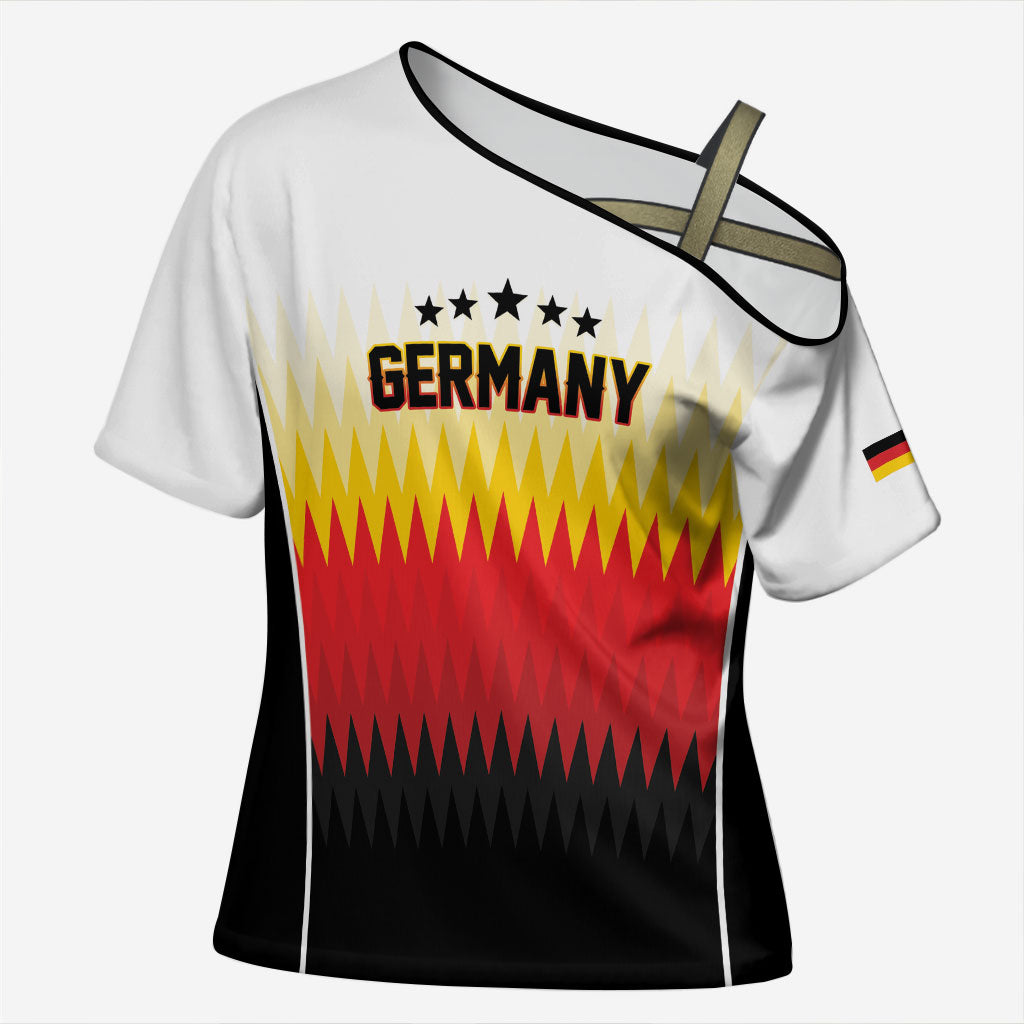Custom Germany 2026 World Football Cross Shoulder Shirt Deutschland Die Mannschaft