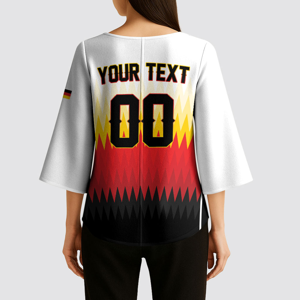 Custom Germany 2026 World Football Kimono Sleeve Blouse Deutschland Die Mannschaft