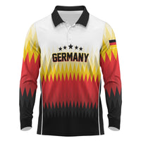 Custom Germany 2026 World Football Long Sleeve Polo Shirt Deutschland Die Mannschaft