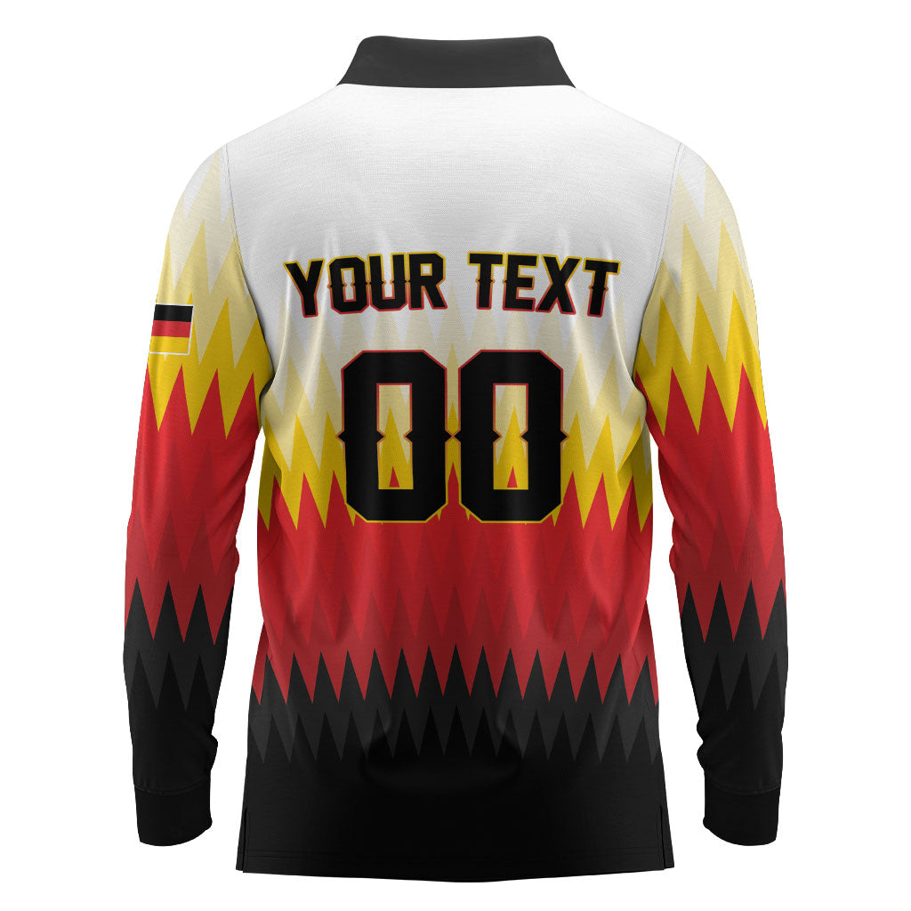Custom Germany 2026 World Football Long Sleeve Polo Shirt Deutschland Die Mannschaft