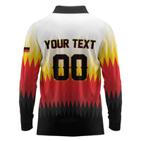 Custom Germany 2026 World Football Long Sleeve Polo Shirt Deutschland Die Mannschaft