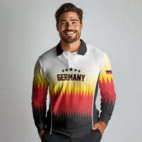 Custom Germany 2026 World Football Long Sleeve Polo Shirt Deutschland Die Mannschaft