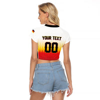 Custom Germany 2026 World Football Raglan Cropped T Shirt Deutschland Die Mannschaft
