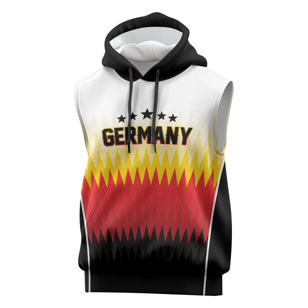 Custom Germany 2026 World Football Sleeveless Hoodie Deutschland Die Mannschaft