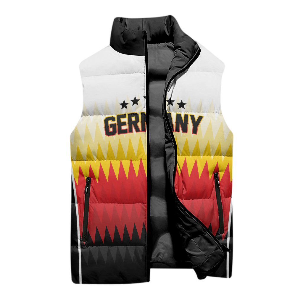 Custom Germany 2026 World Football Sleeveless Puffer Jacket Deutschland Die Mannschaft