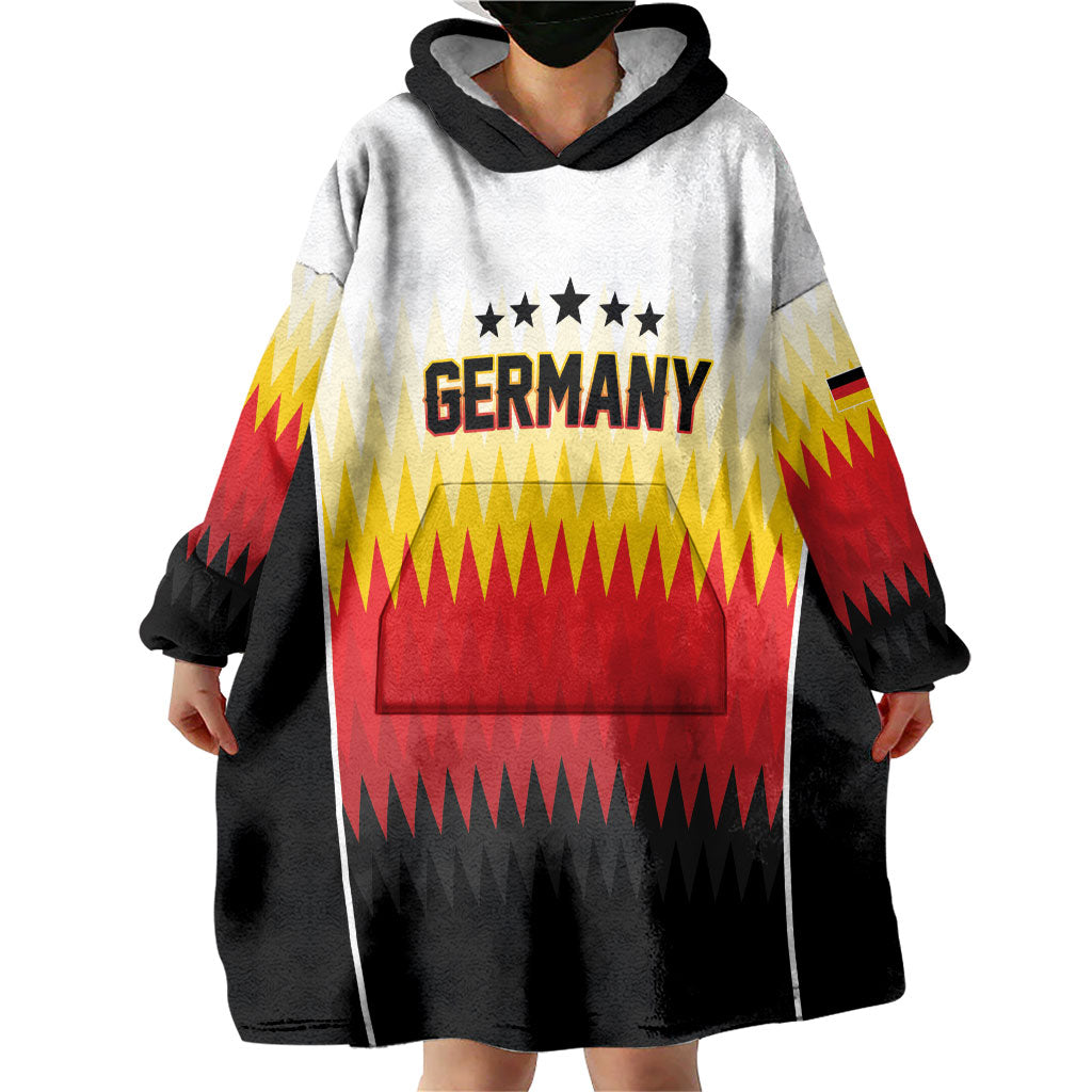 Custom Germany 2026 World Football Wearable Blanket Hoodie Deutschland Die Mannschaft