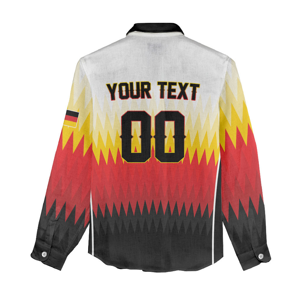 Custom Germany 2026 World Football Women Casual Shirt Deutschland Die Mannschaft