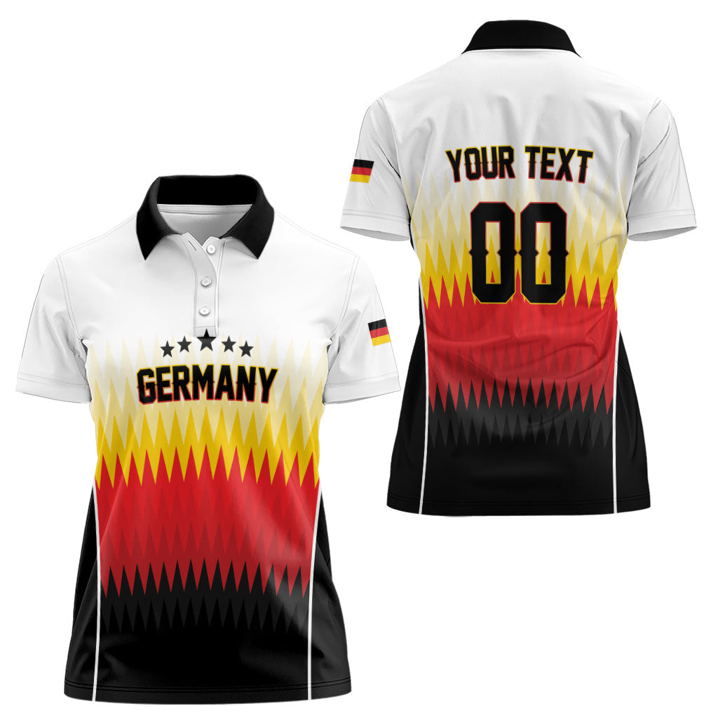 Custom Germany 2026 World Football Women Polo Shirt Deutschland Die Mannschaft