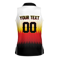 Custom Germany 2026 World Football Women Sleeveless Polo Shirt Deutschland Die Mannschaft