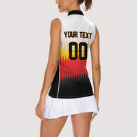 Custom Germany 2026 World Football Women Sleeveless Polo Shirt Deutschland Die Mannschaft