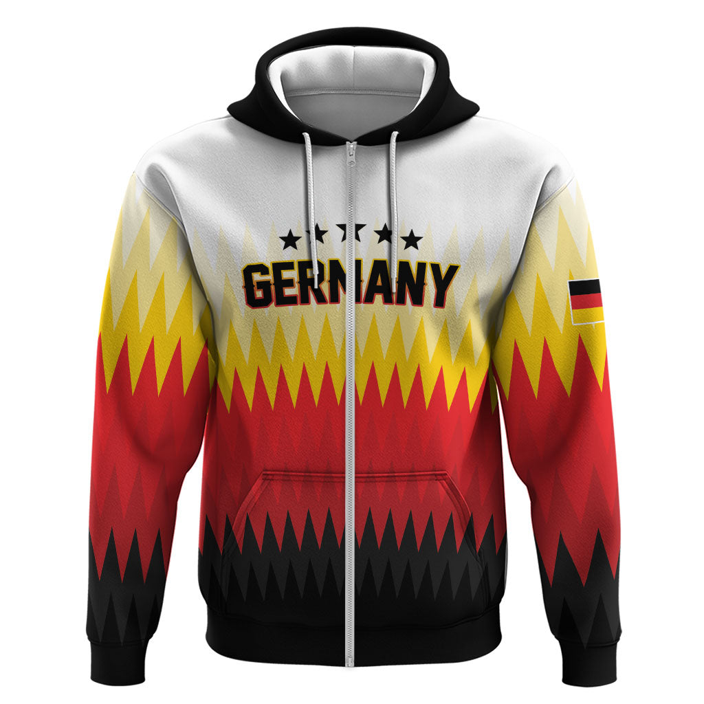 Custom Germany 2026 World Football Zip Hoodie Deutschland Die Mannschaft