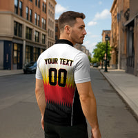 Custom Germany 2026 World Football Zipper Polo Shirt Deutschland Die Mannschaft