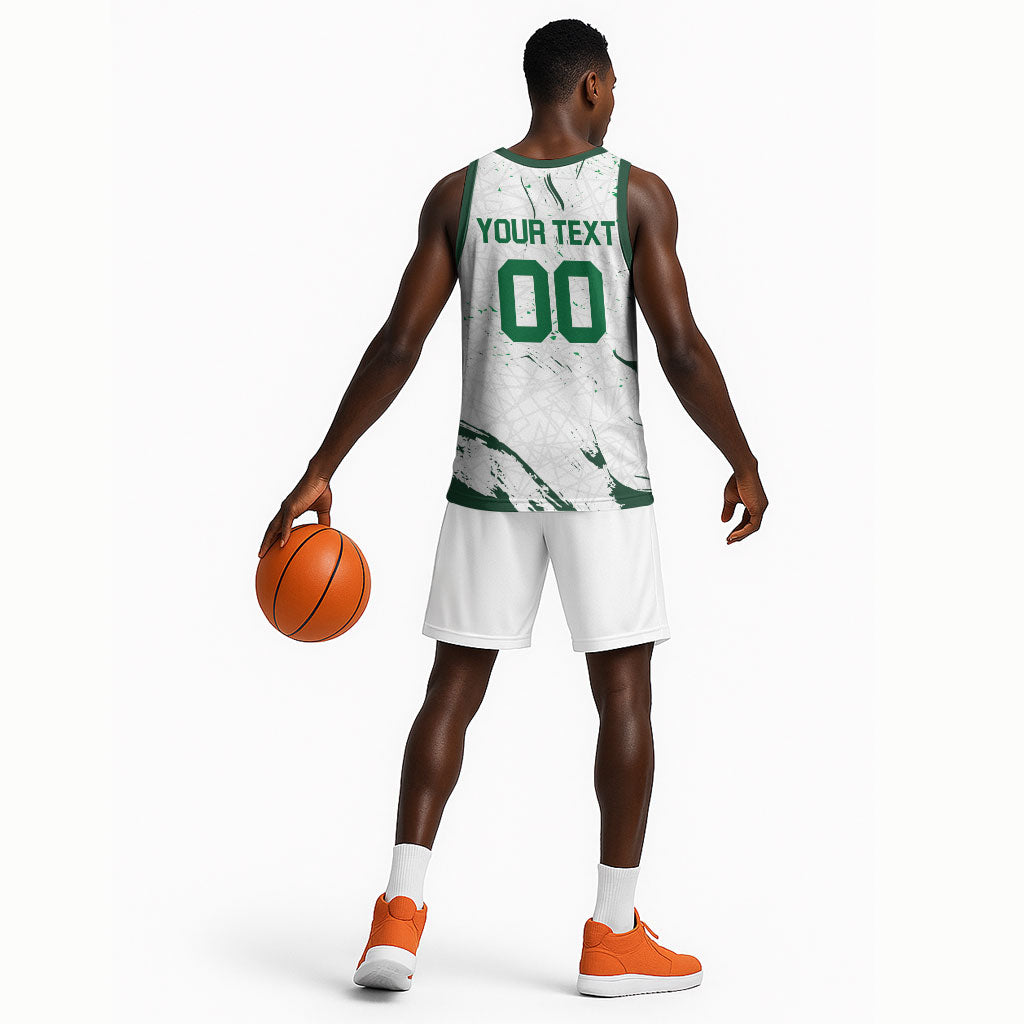 Custom Algeria 2026 World Football Basketball Jersey Les Fennecs Come On