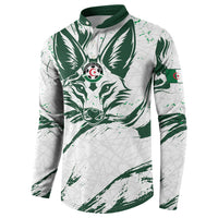 Custom Algeria 2026 World Football Button Sweatshirt Les Fennecs Come On